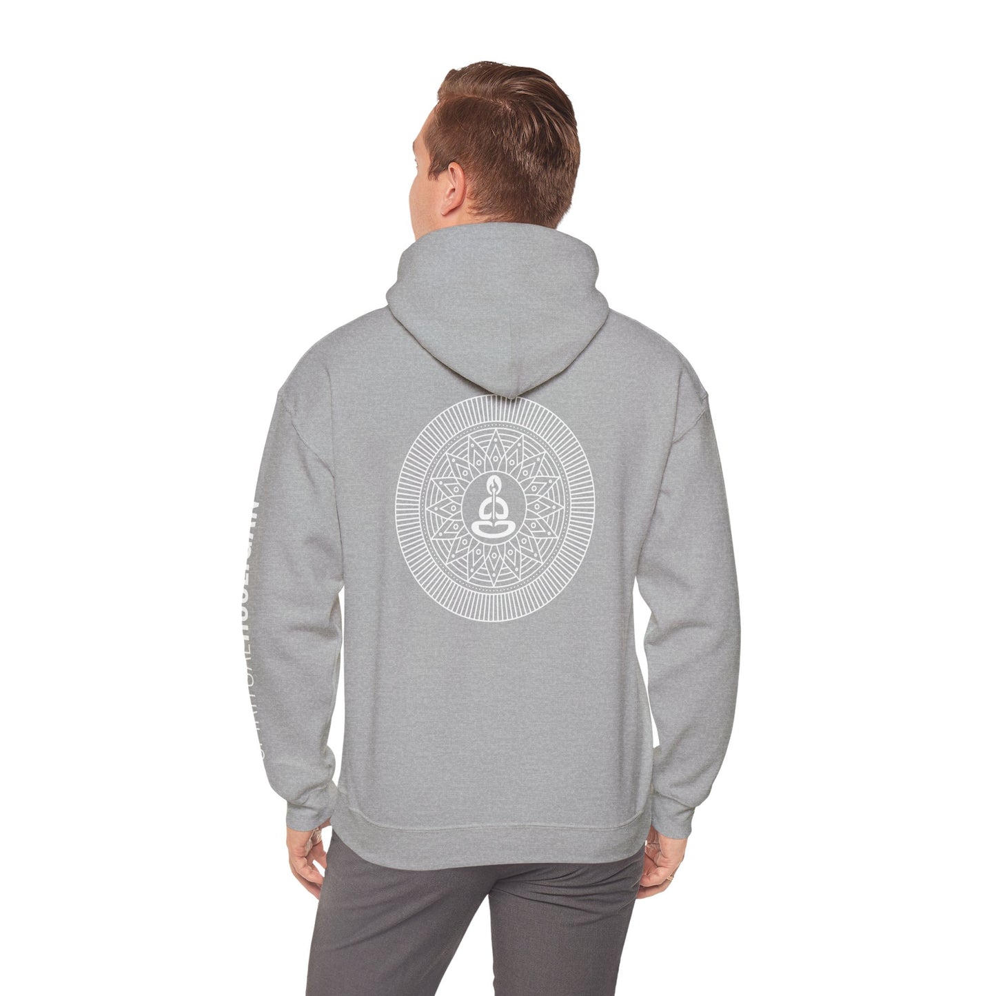 Spiritual Hooligan Left Arm & Back Mandala Heavy Blend™ Hooded Sweatshirt
