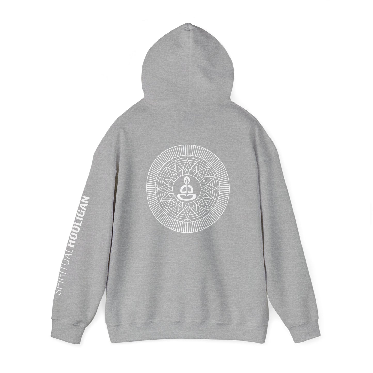 Spiritual Hooligan Left Arm & Back Mandala Heavy Blend™ Hooded Sweatshirt