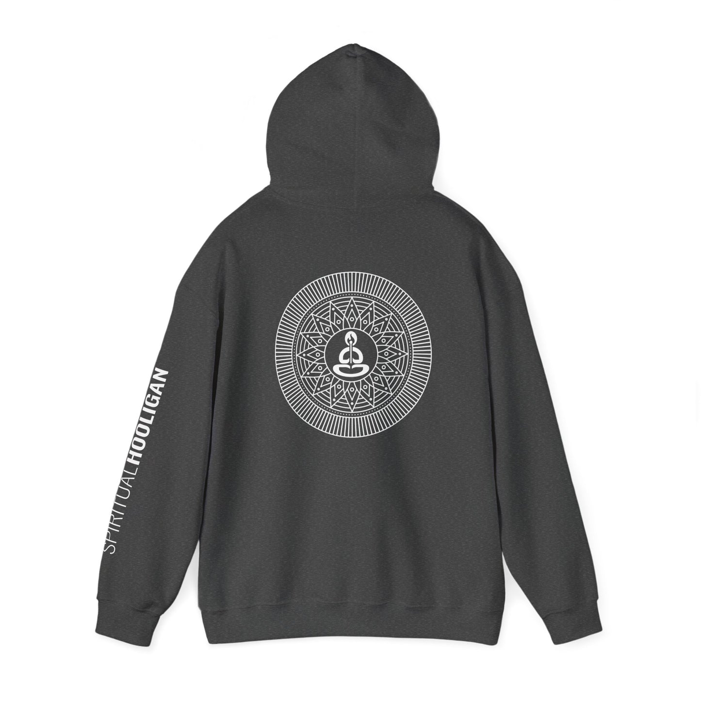 Spiritual Hooligan Left Arm & Back Mandala Heavy Blend™ Hooded Sweatshirt