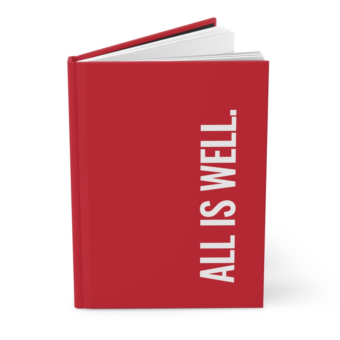 All Is Well Hardcover Journal Matte