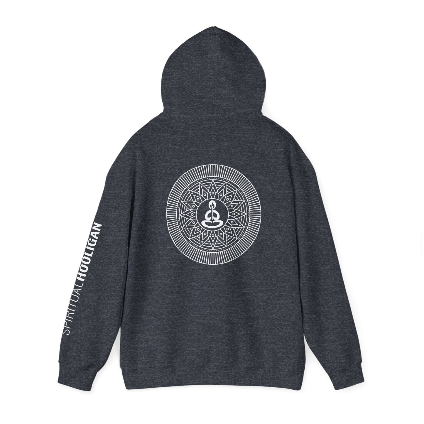Spiritual Hooligan Left Arm & Back Mandala Heavy Blend™ Hooded Sweatshirt