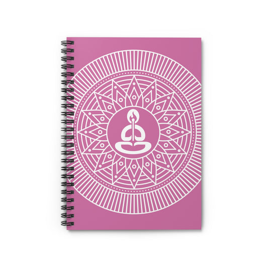 Spiritual Hooligan Mandala Style 1 Spiral Notebook - Ruled Line