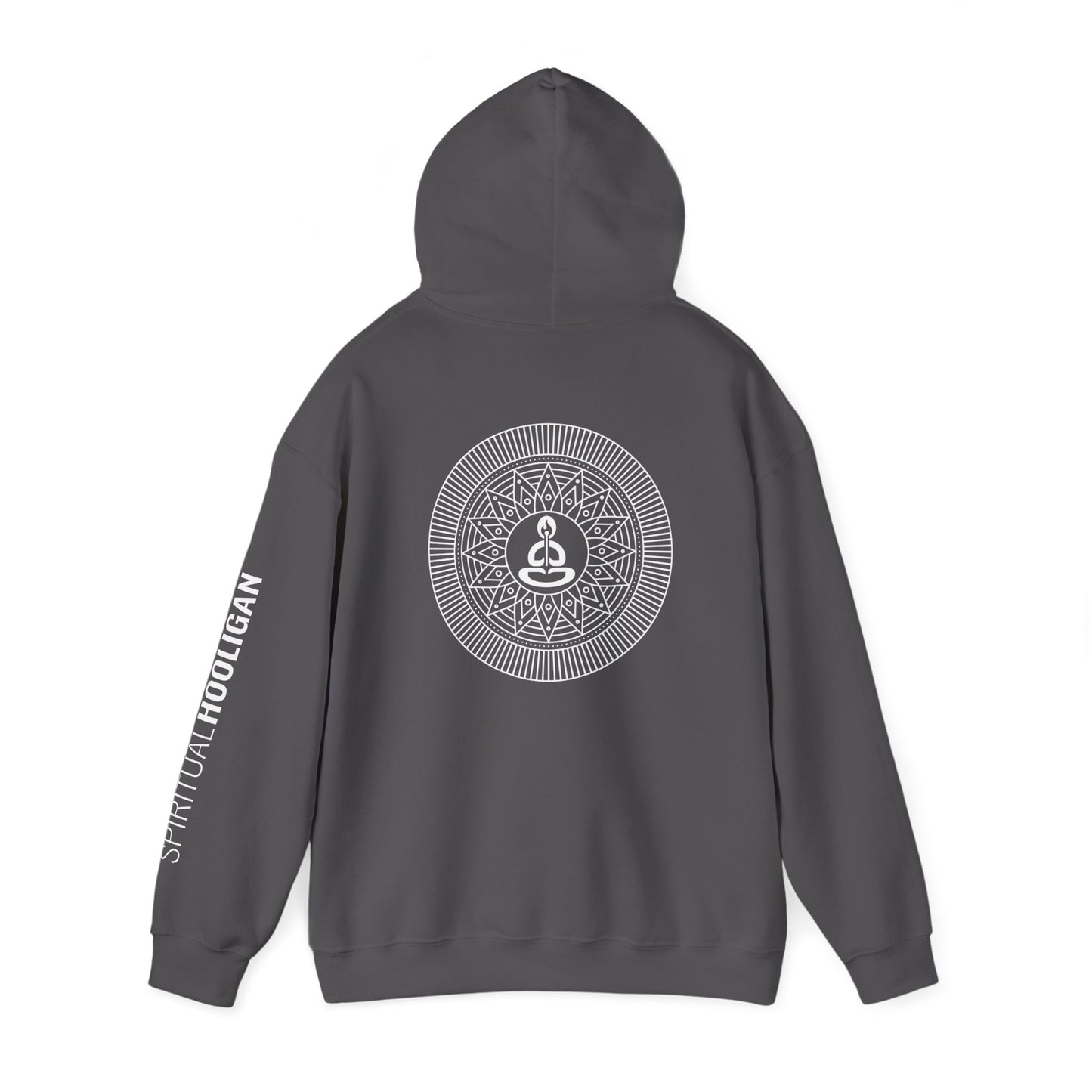 Spiritual Hooligan Left Arm & Back Mandala Heavy Blend™ Hooded Sweatshirt