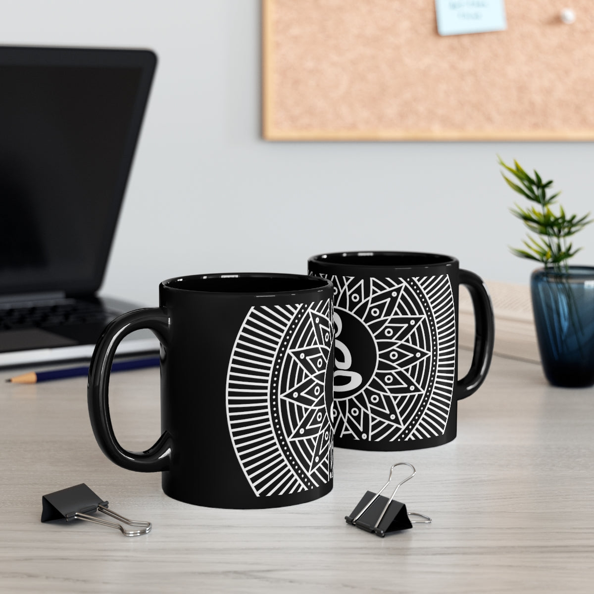 Spiritual Hooligan Mandala Style 1 Reverse Coffee Mug, 11oz