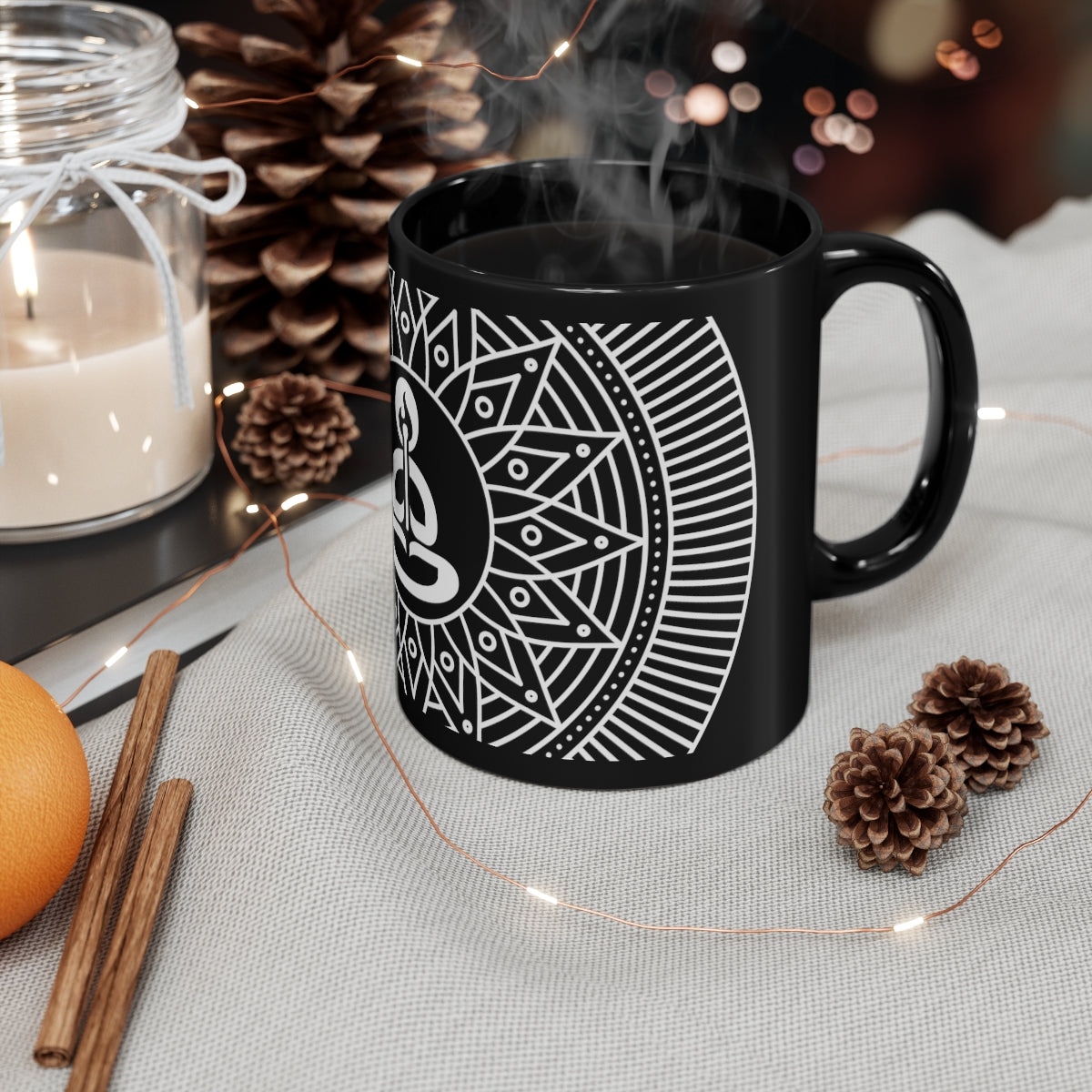 Spiritual Hooligan Mandala Style 1 Reverse Coffee Mug, 11oz