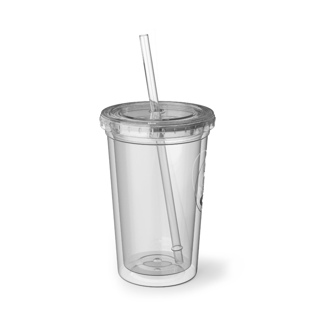 Spiritual Hooligan Black Icon Clear Acrylic Cup