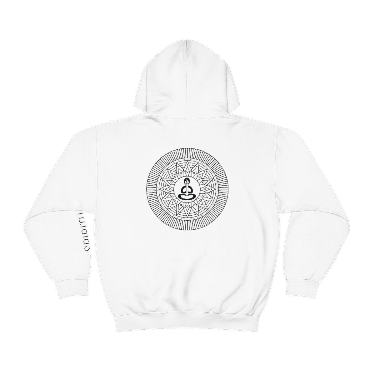 Spiritual Hooligan Left Arm & Back Mandala  Heavy Blend™ Hooded Sweatshirt