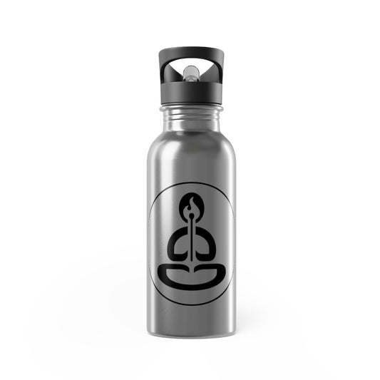 Spiritual Hooligan Stainless Steel Water Bottle With Straw, 20oz