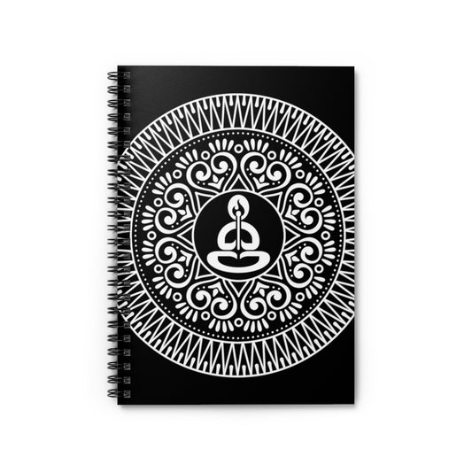 Spiritual Hooligan Mandala Style 2 Spiral Notebook - Ruled Line