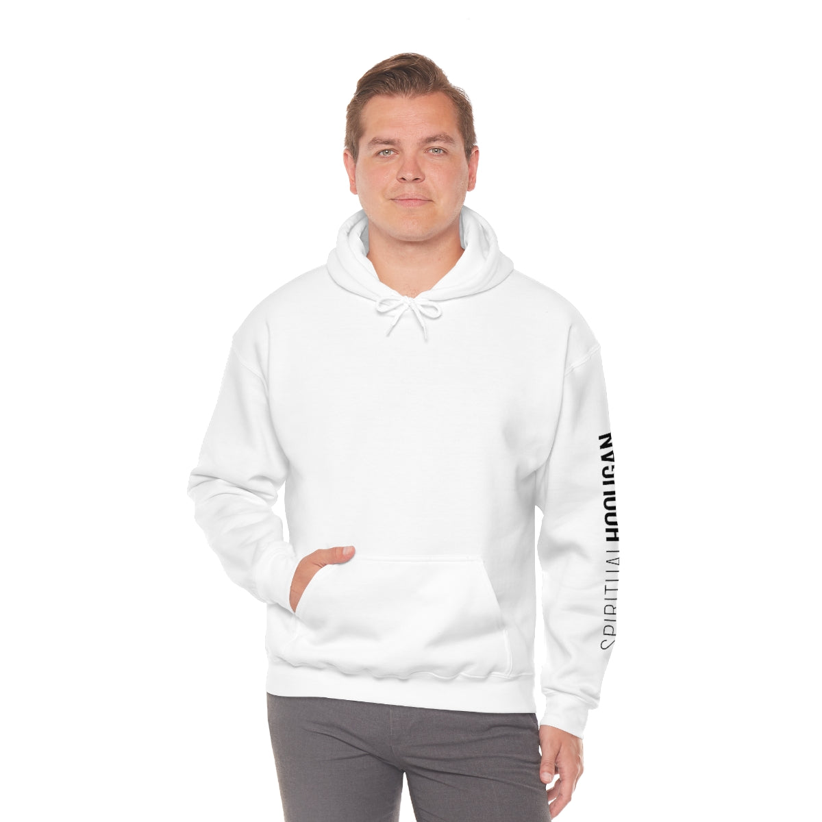 Spiritual Hooligan Left Arm & Back Mandala  Heavy Blend™ Hooded Sweatshirt