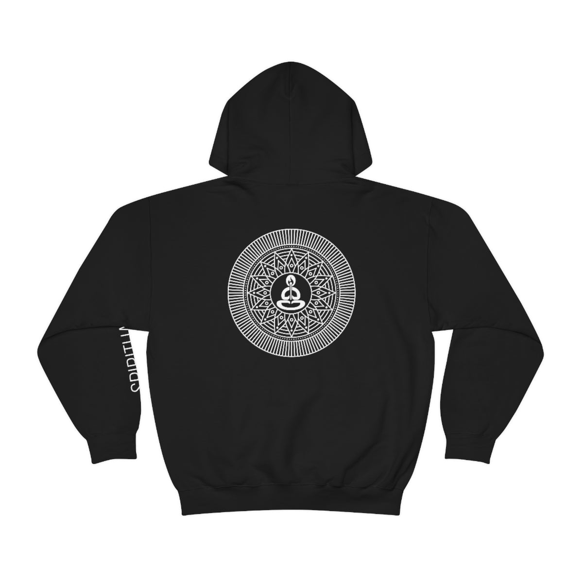 Spiritual Hooligan Left Arm & Back Mandala  Heavy Blend™ Hooded Sweatshirt