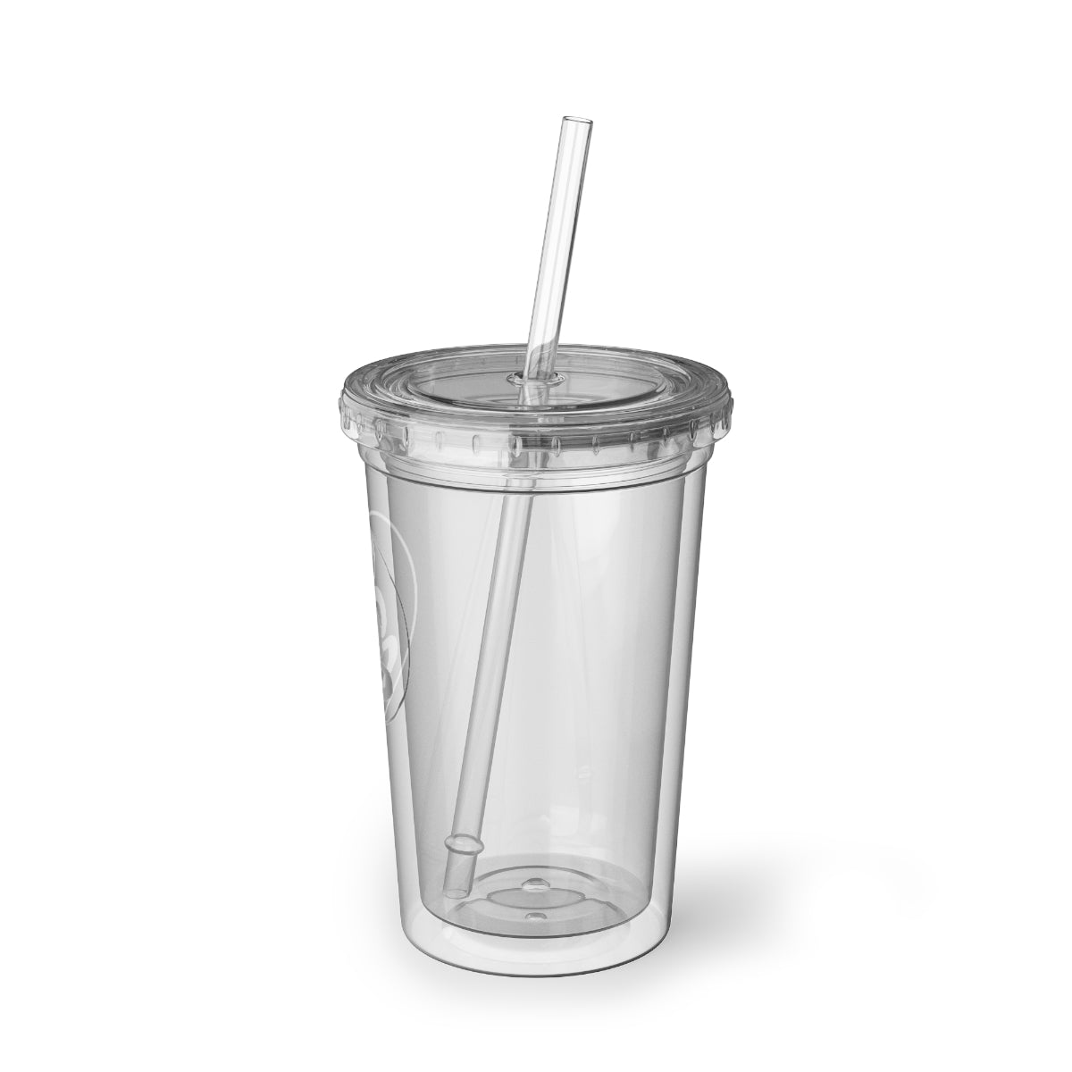 Spiritual Hooligan Black Icon Clear Acrylic Cup
