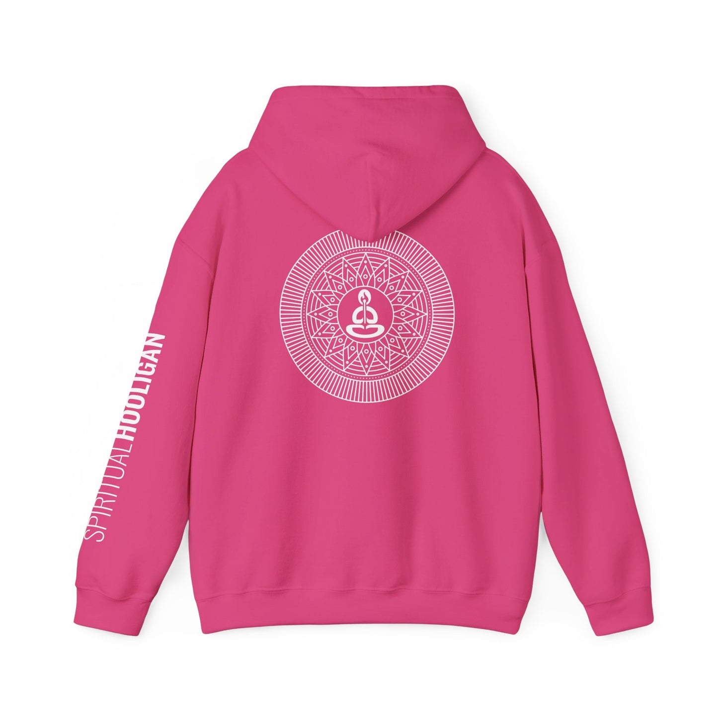 Spiritual Hooligan Left Arm & Back Mandala Heavy Blend™ Hooded Sweatshirt