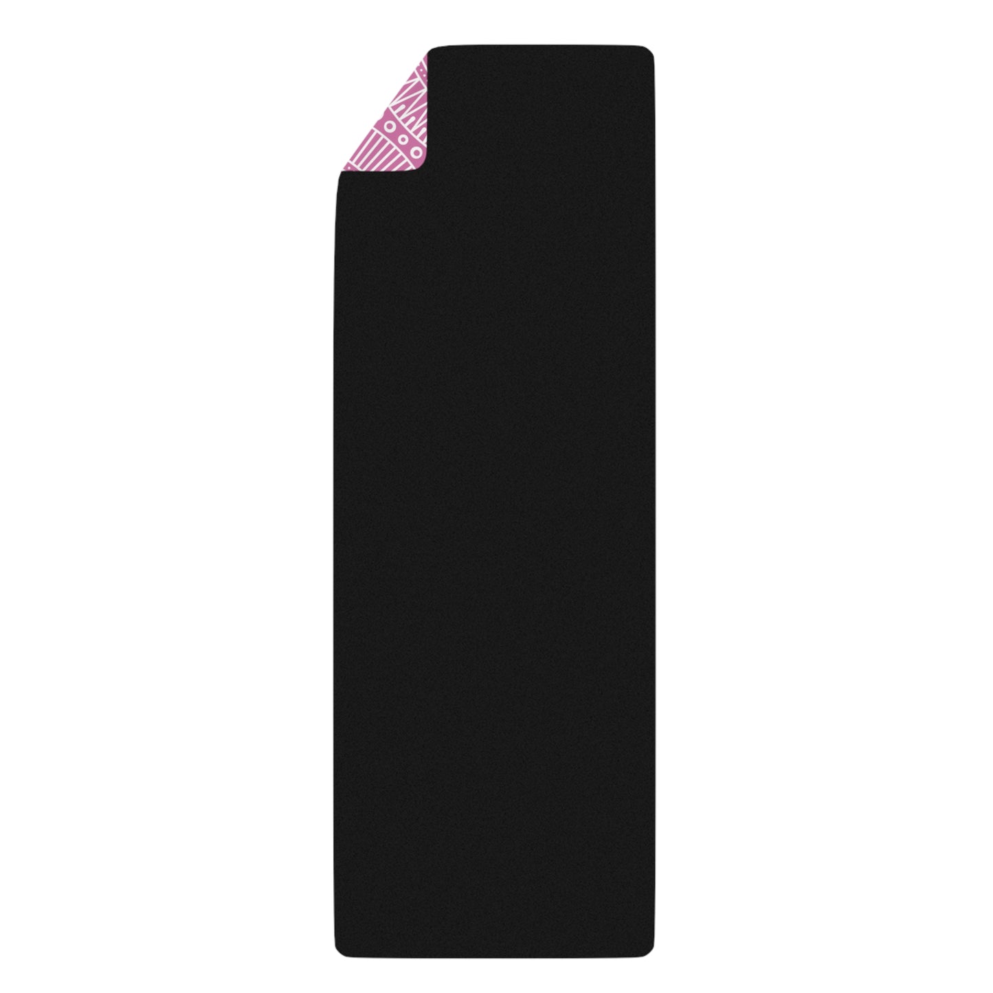 Spiritual Hooligan Signature Rubber Yoga Mat Pink & White Mandala