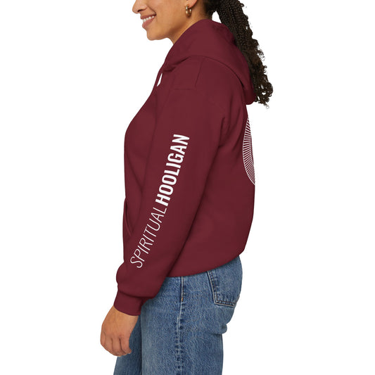 Spiritual Hooligan Left Arm & Back Mandala Heavy Blend™ Hooded Sweatshirt