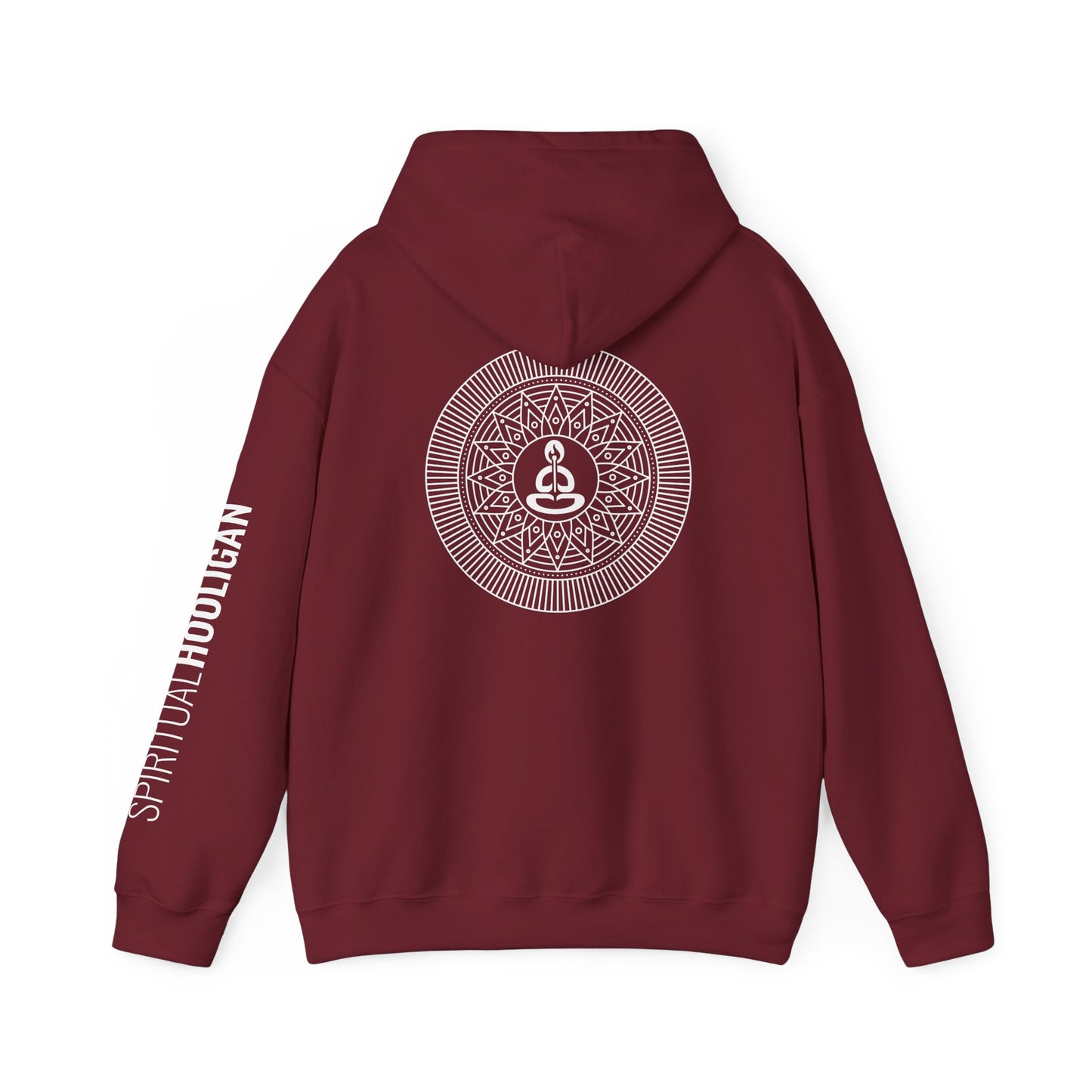 Spiritual Hooligan Left Arm & Back Mandala  Heavy Blend™ Hooded Sweatshirt