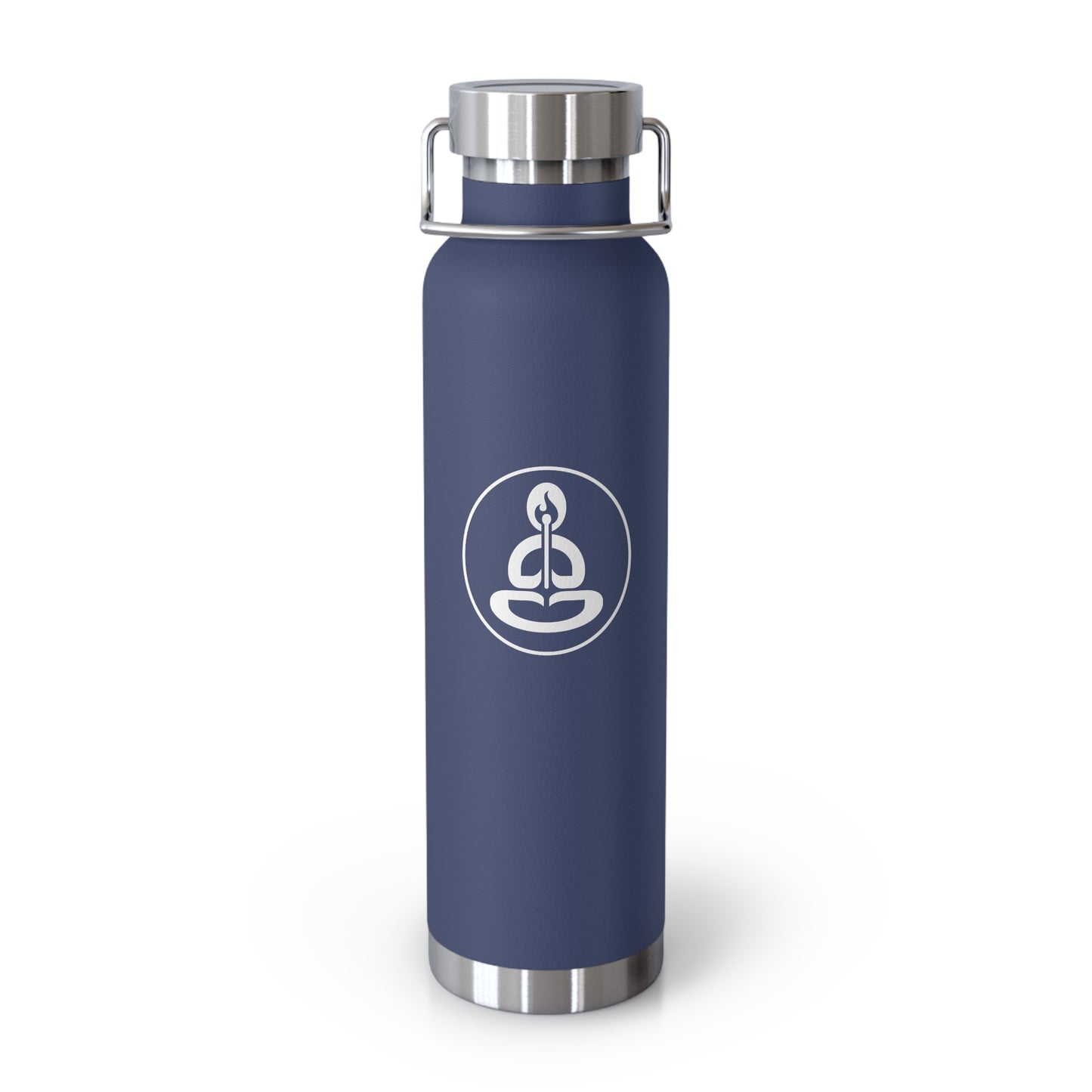 22oz Copper Vacuum Insulated Bottle — Double-Wall Stainless Water Flask