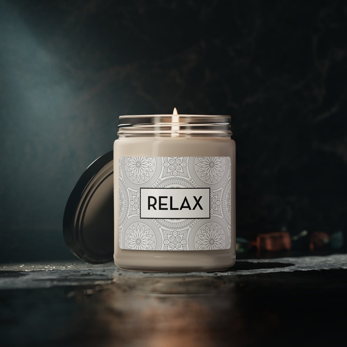 RELAX Vegan Soy Scented Candle, 9oz