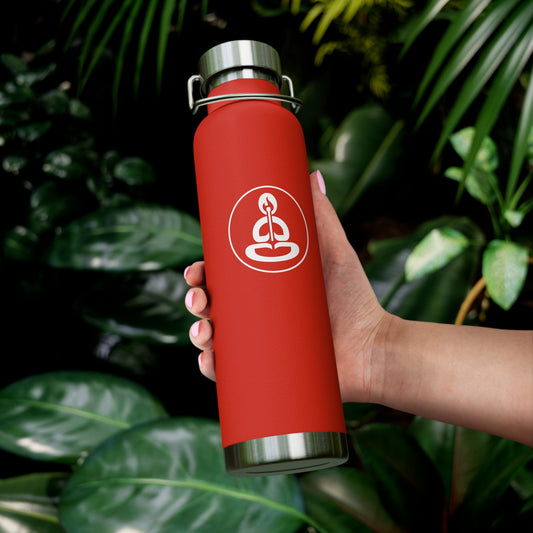 22oz Copper Vacuum Insulated Bottle — Double-Wall Stainless Water Flask