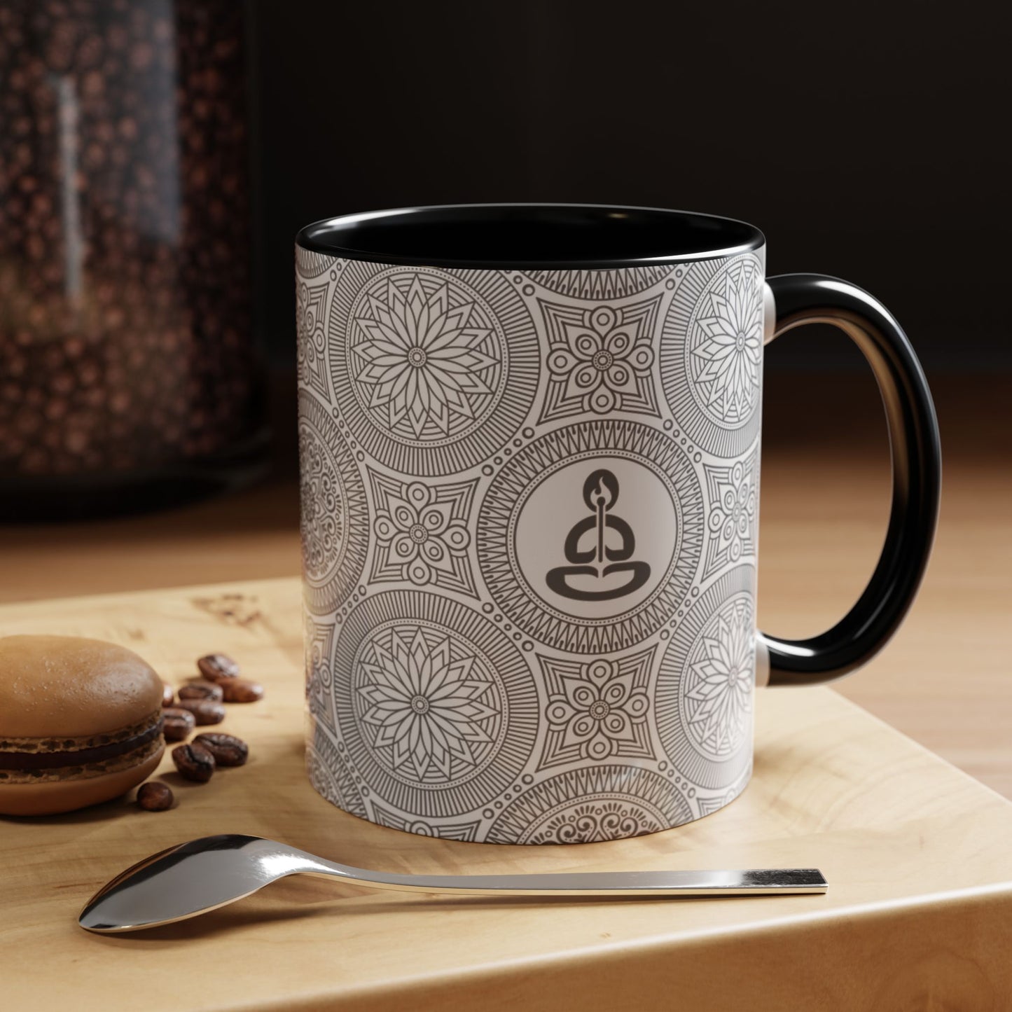 Spiritual Hooligan Mandala Wrap Coffee Mug, 11oz