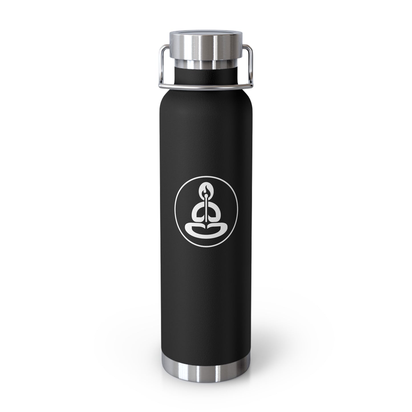 22oz Copper Vacuum Insulated Bottle — Double-Wall Stainless Water Flask