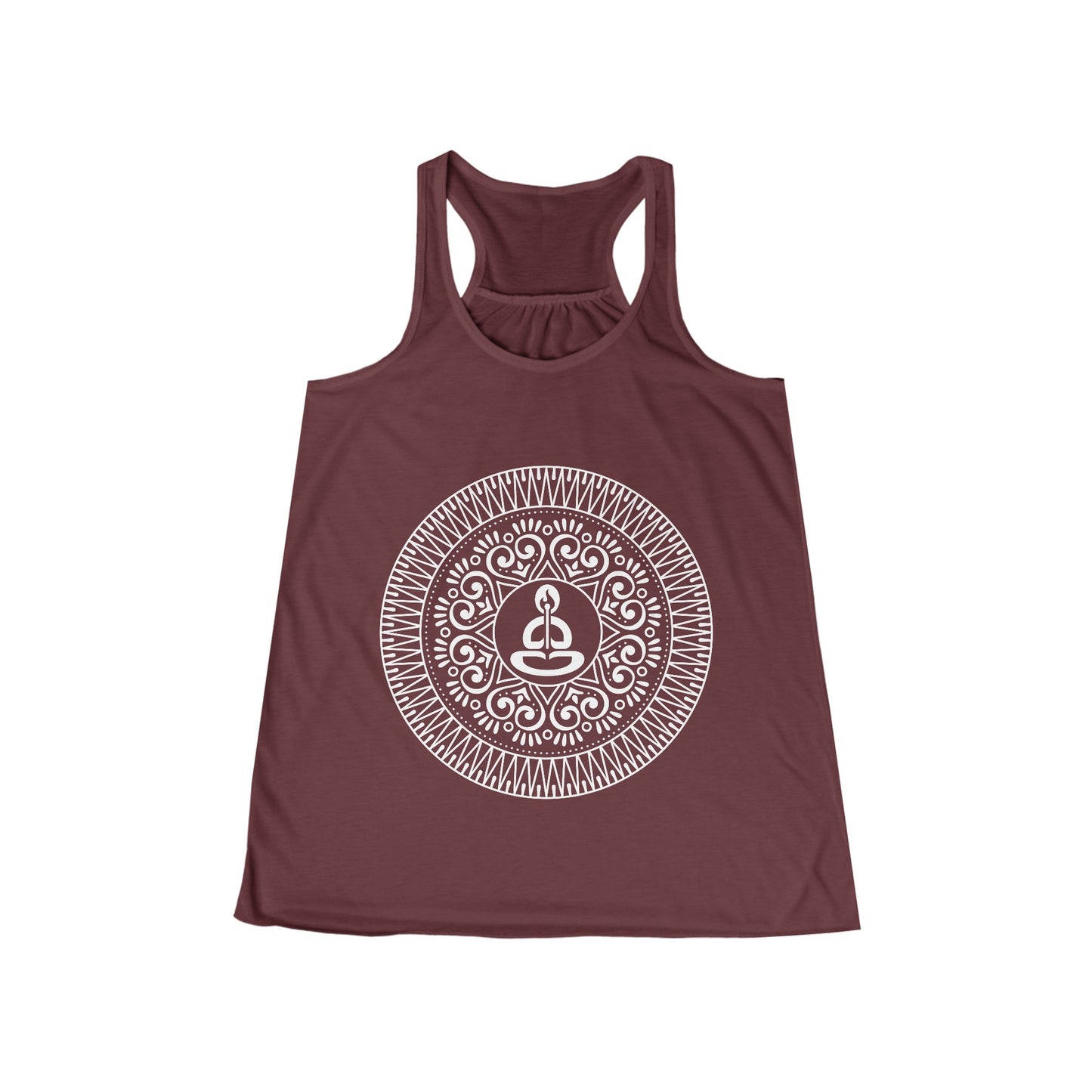 Spiritual Hooligan Mandala Women's Flowy Racerback Tank