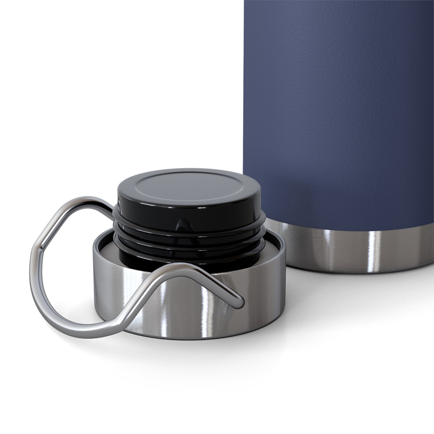 22oz Copper Vacuum Insulated Bottle — Double-Wall Stainless Water Flask