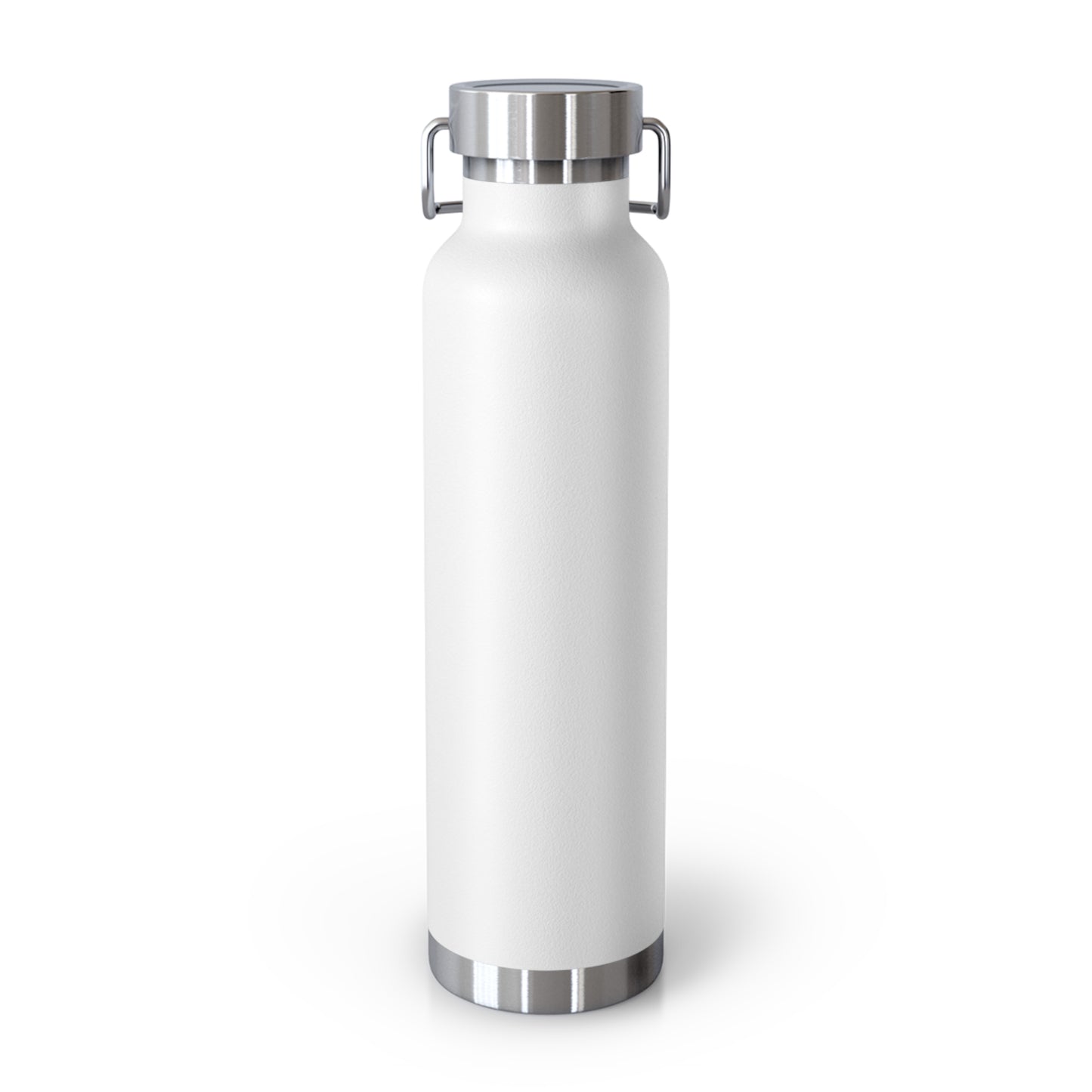 Copper Vacuum Insulated Bottle — 22oz Stainless Travel Flask with Minimal Lotus Candle Logo