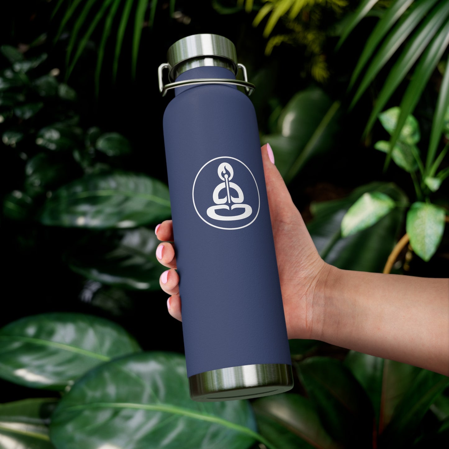 22oz Copper Vacuum Insulated Bottle — Double-Wall Stainless Water Flask