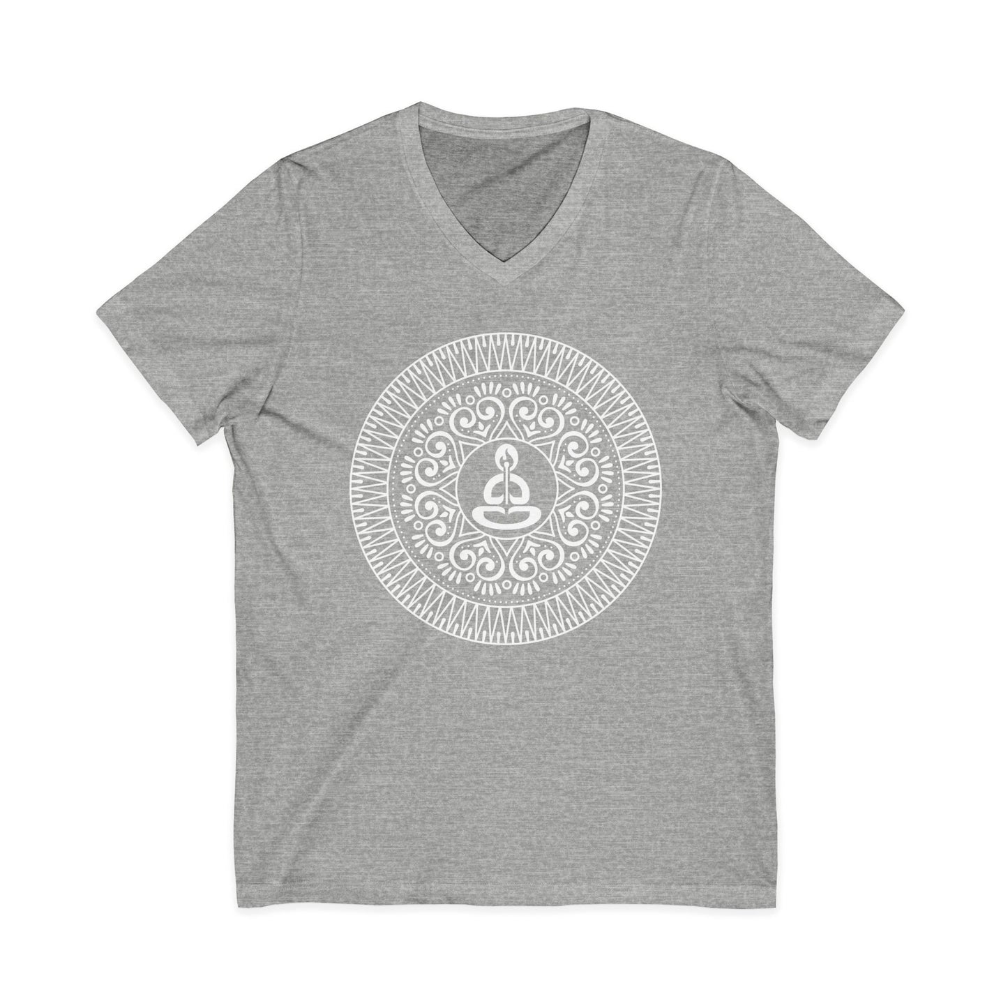 Spiritual Hooligan Mandala "Boyfriend" Jersey Short Sleeve V-Neck Tee