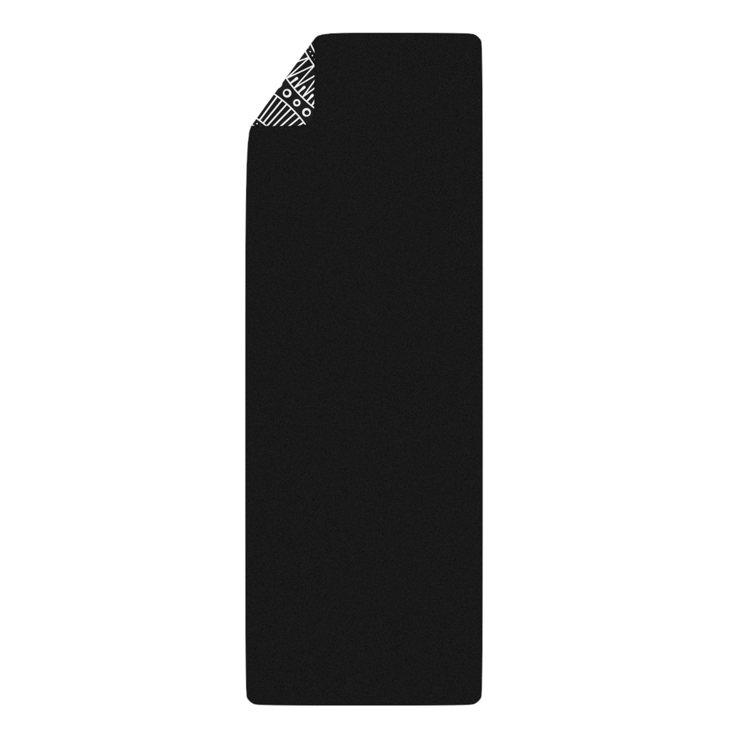 Spiritual Hooligan Signature Rubber Yoga Mat Black & White Mandala