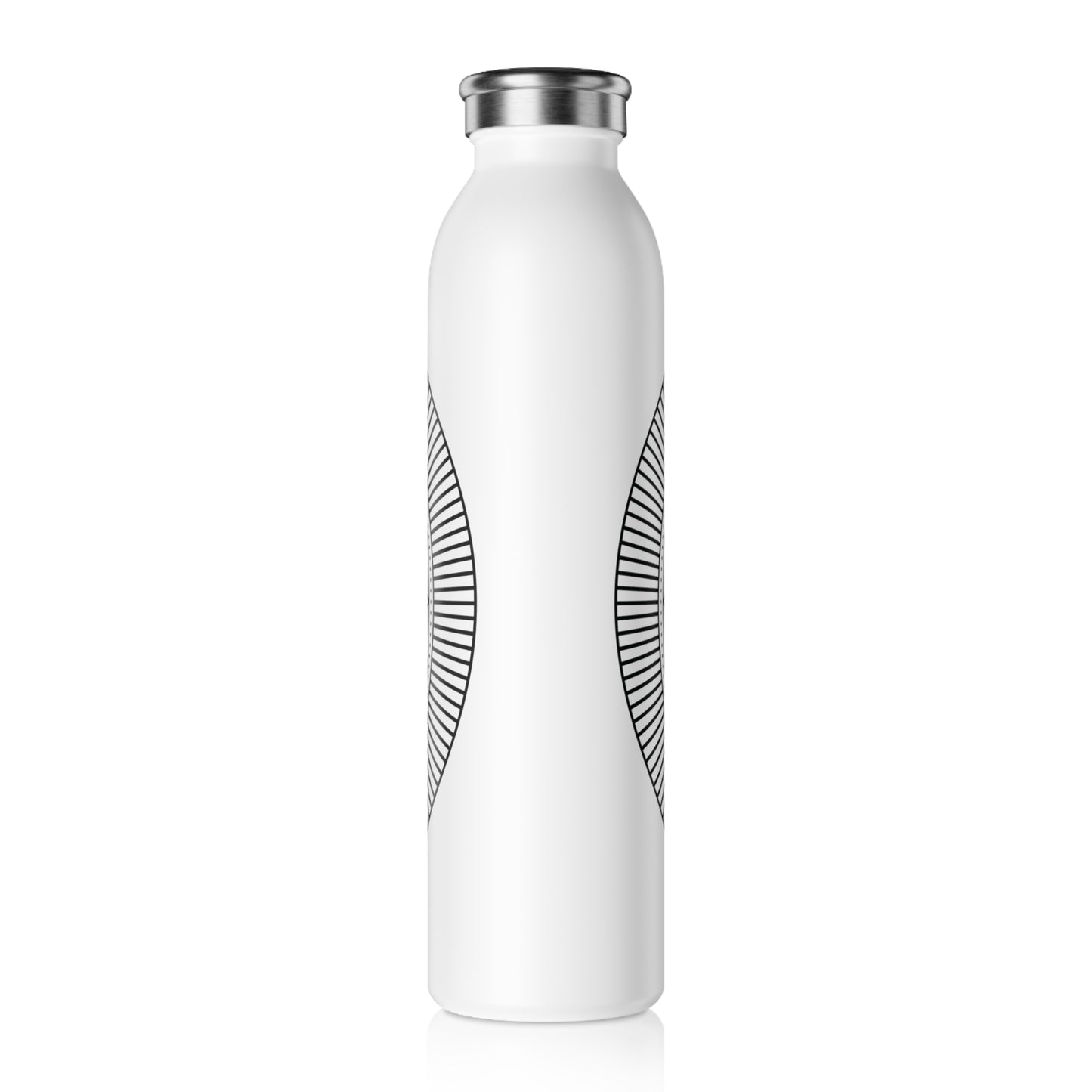 Slim Water Bottle — Minimal Mandala Yoga Stainless Steel Bottle
