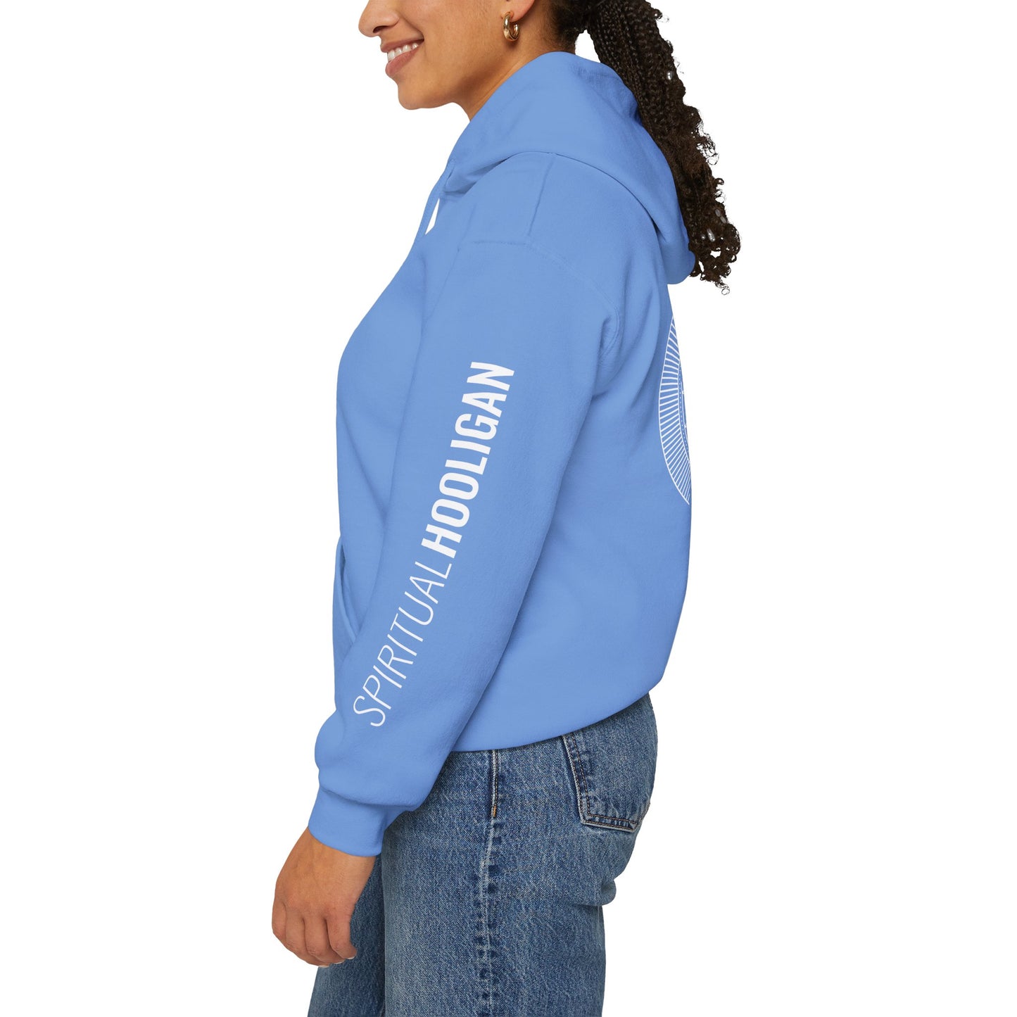Spiritual Hooligan Left Arm & Back Mandala Heavy Blend™ Hooded Sweatshirt