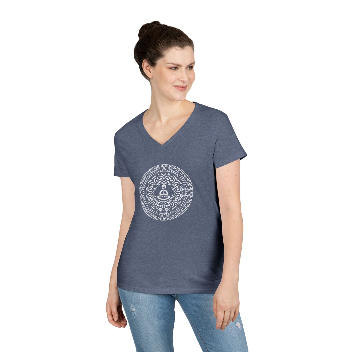 Spiritual Hooligan Mandala V-Neck Tee