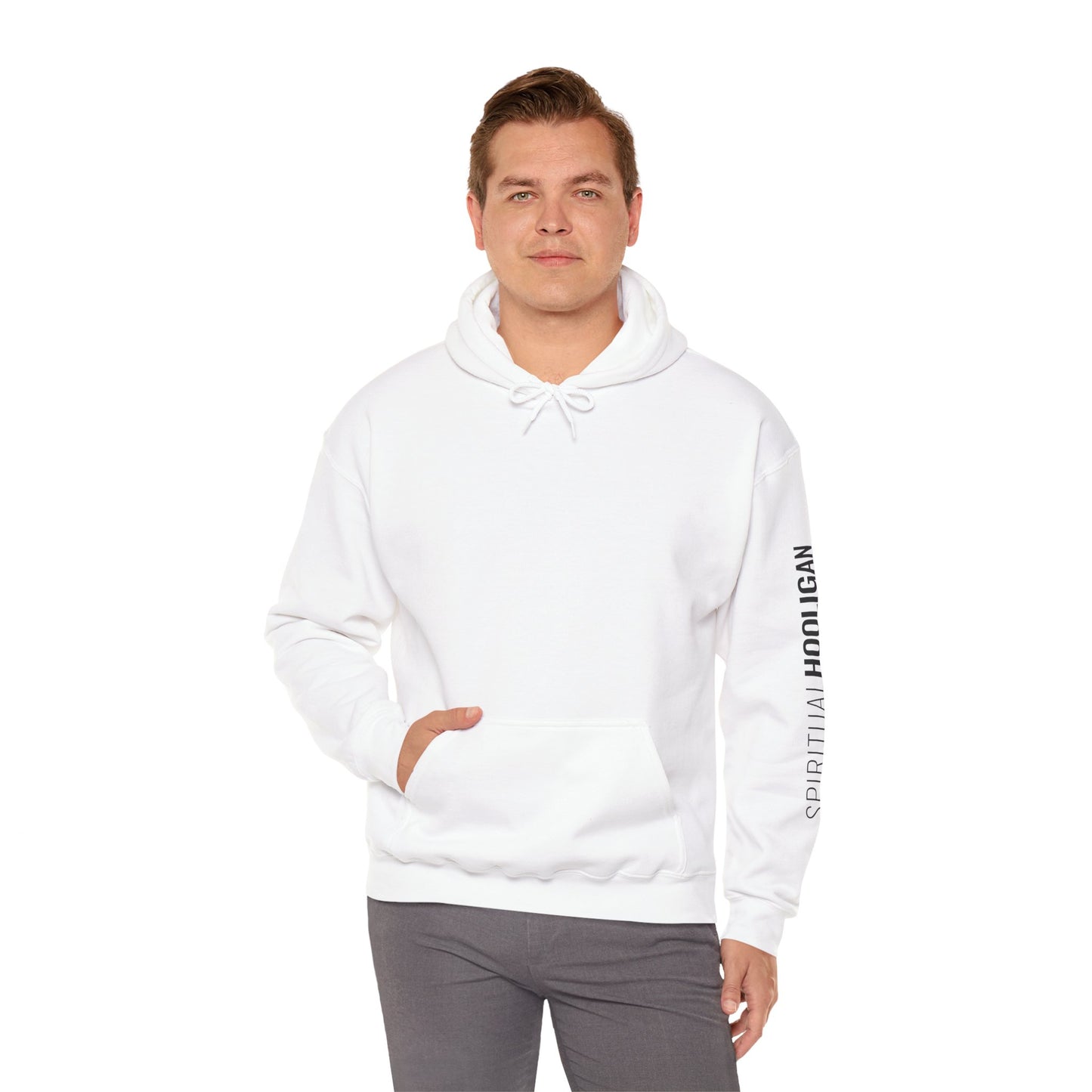 Spiritual Hooligan Left Arm & Back Mandala  Heavy Blend™ Hooded Sweatshirt