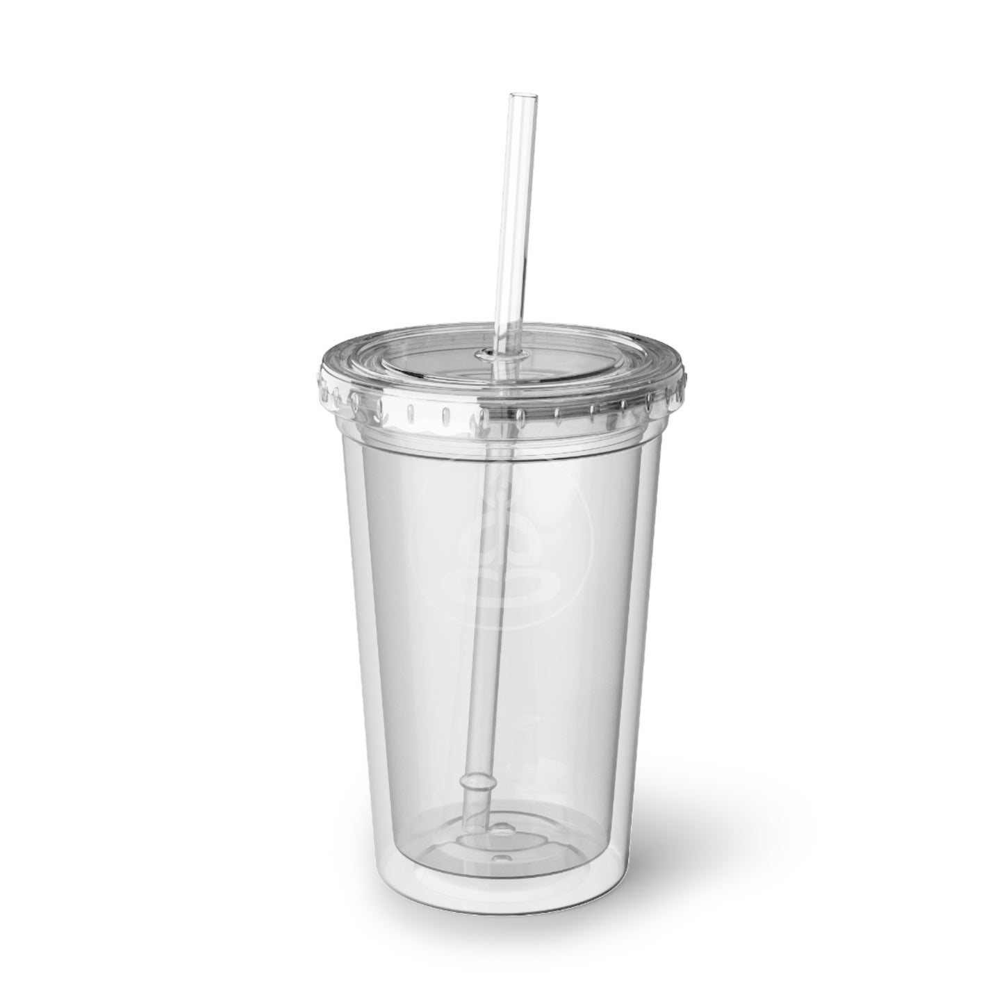 Spiritual Hooligan Black Icon Clear Acrylic Cup