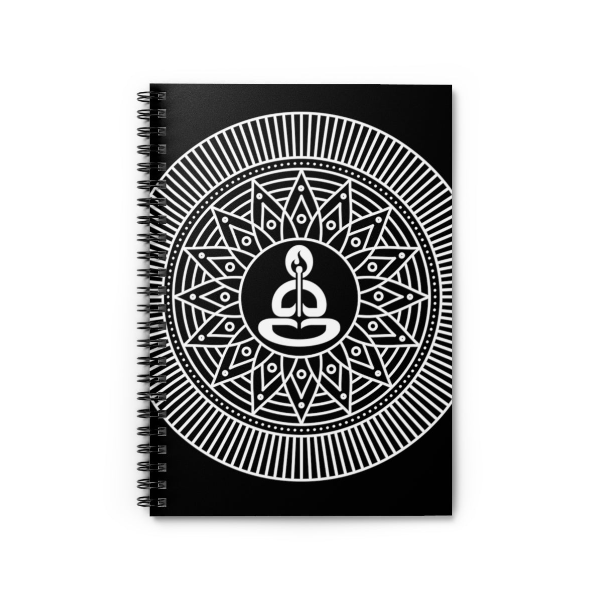 Spiritual Hooligan Mandala Style 1 Spiral Notebook - Ruled Line