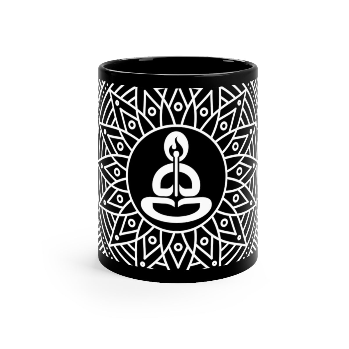 Spiritual Hooligan Mandala Style 1 Reverse Coffee Mug, 11oz