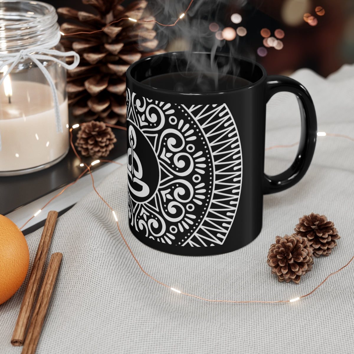 Spiritual  Hooligan Mandala Style 2 Reverse Coffee Mug, 11oz