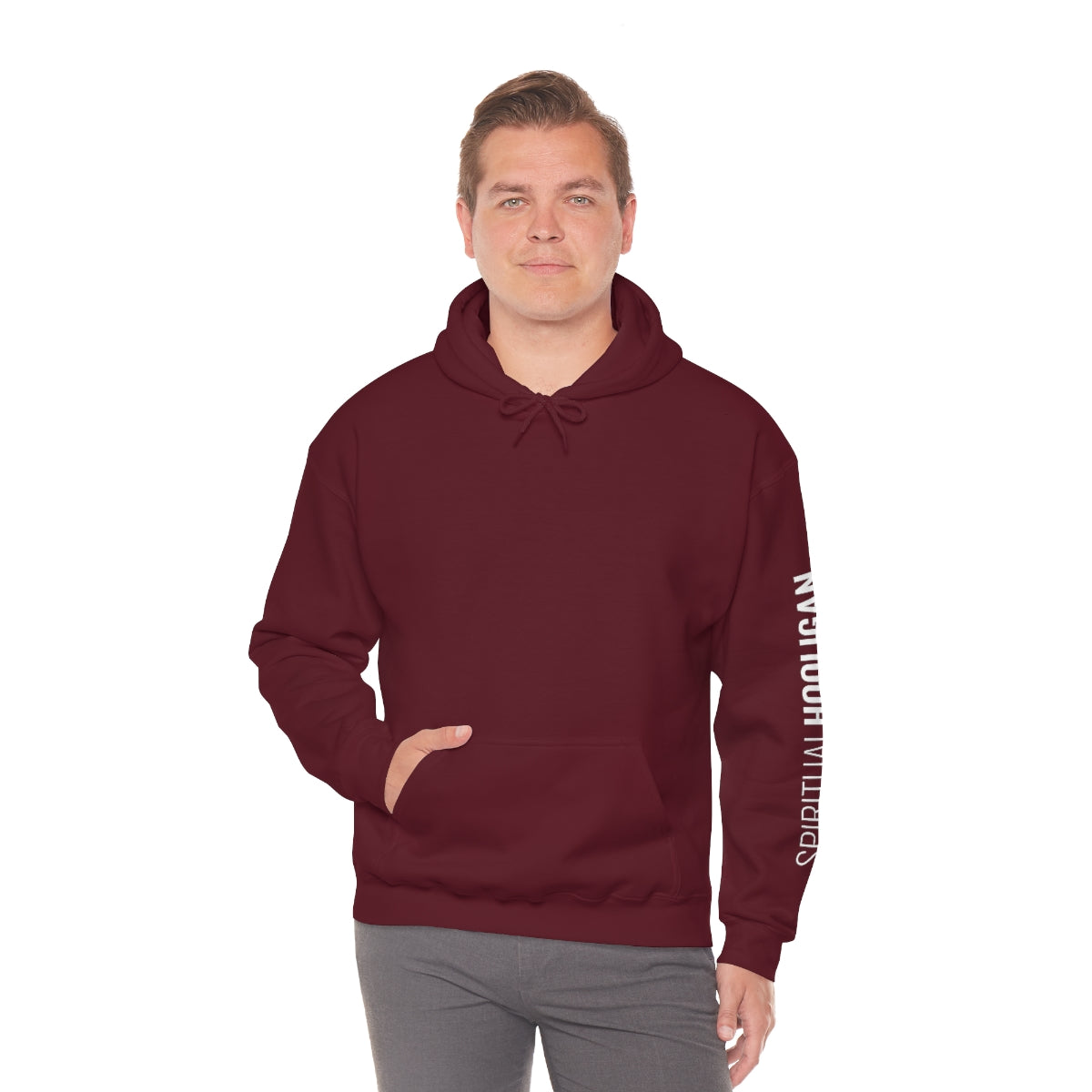 Spiritual Hooligan Left Arm & Back Mandala  Heavy Blend™ Hooded Sweatshirt