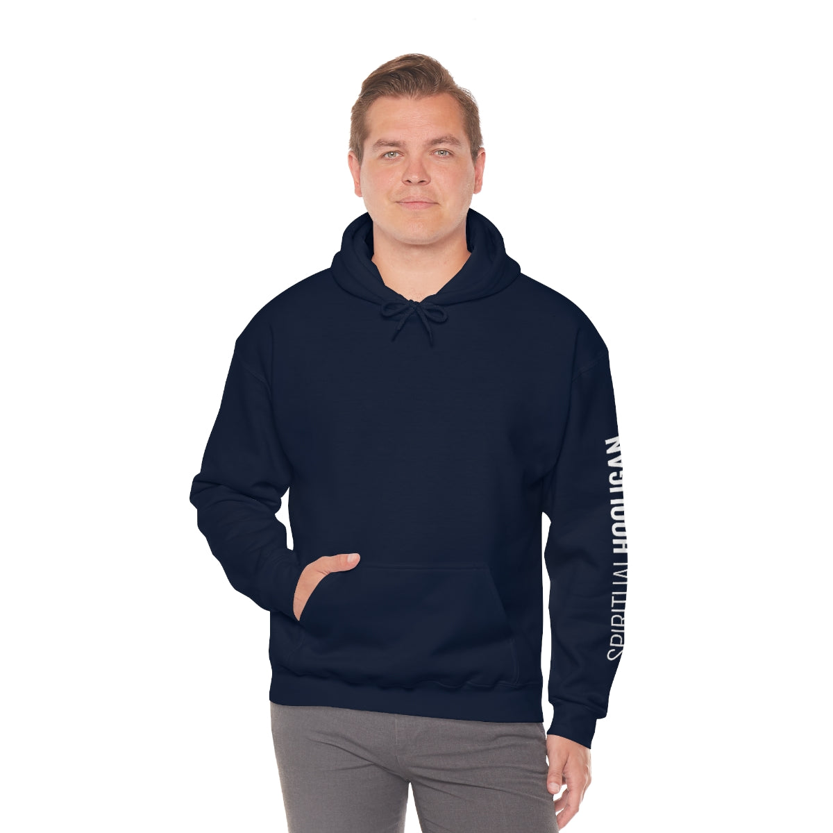 Spiritual Hooligan Left Arm & Back Mandala  Heavy Blend™ Hooded Sweatshirt