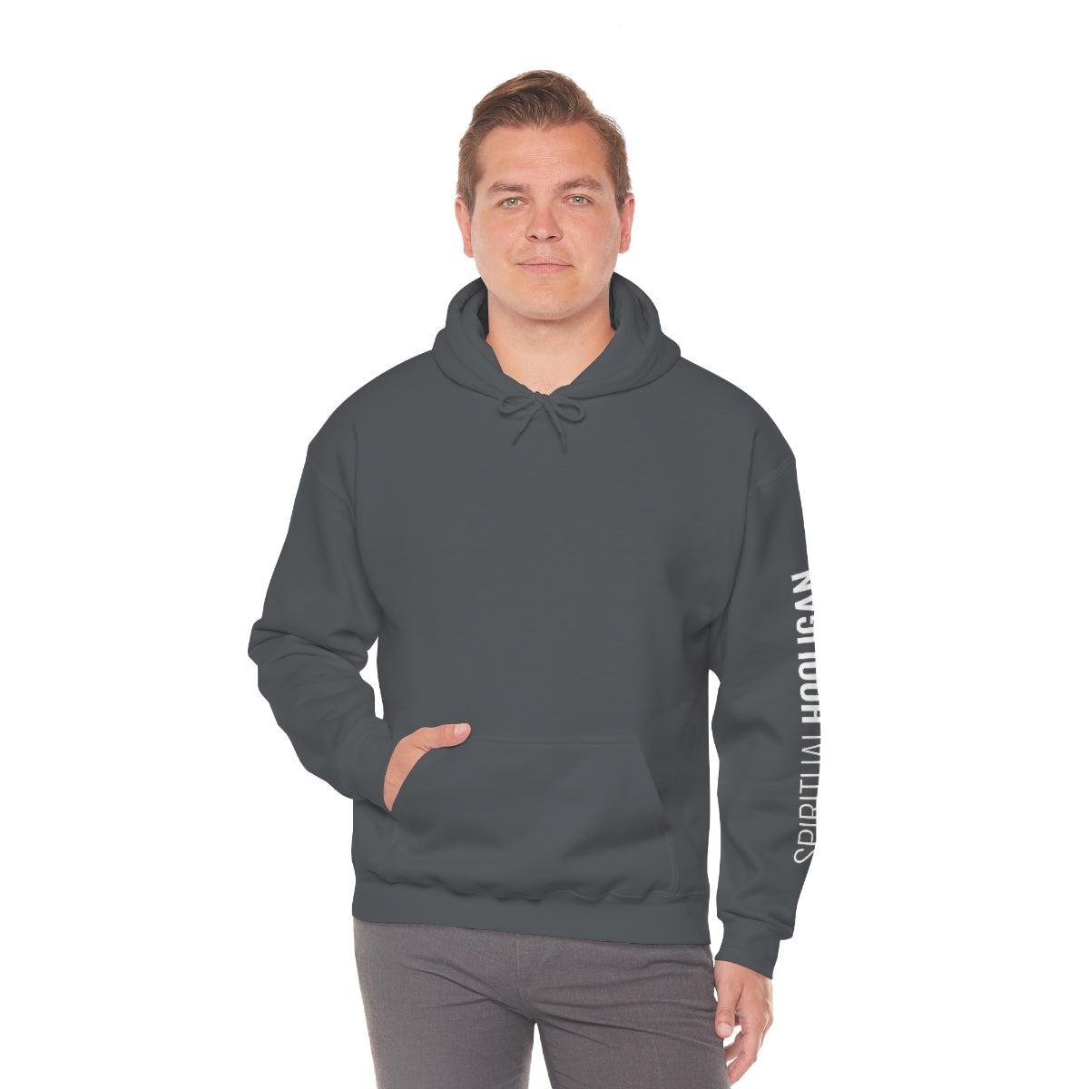 Spiritual Hooligan Left Arm & Back Mandala  Heavy Blend™ Hooded Sweatshirt