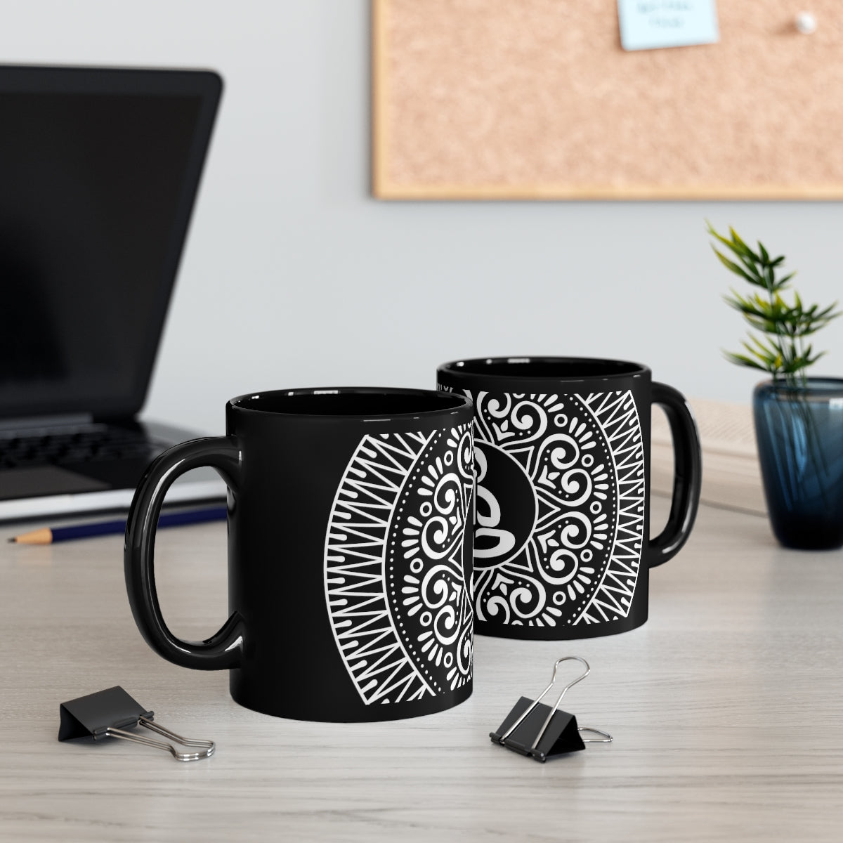 Spiritual  Hooligan Mandala Style 2 Reverse Coffee Mug, 11oz