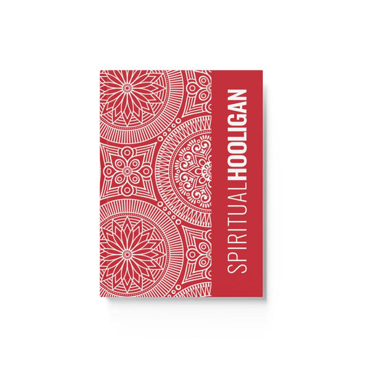 Spiritual Hooligan Hard Backed Journal Red & White