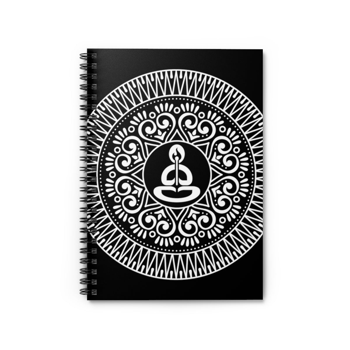 Spiritual Hooligan Mandala Style 2 Spiral Notebook - Ruled Line