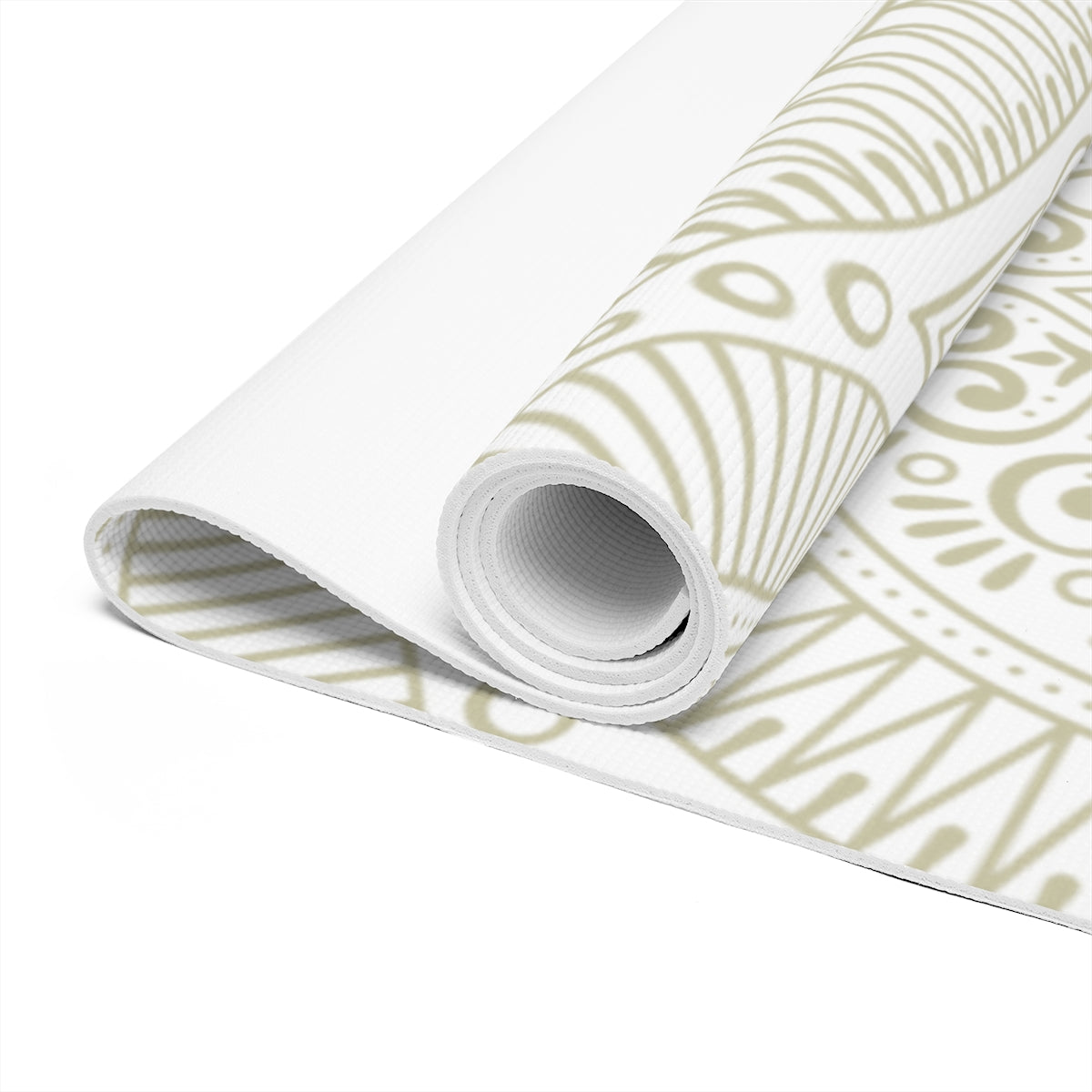 Spiritual Hooligan Foam Yoga Mat Beige & White Mandala – Spiritual Hooligan  Living