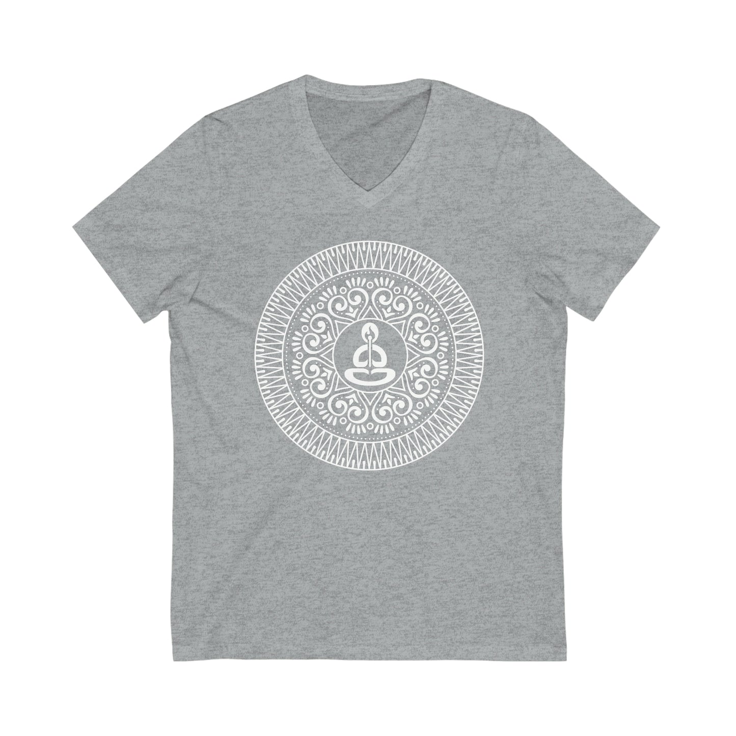 Spiritual Hooligan Mandala "Boyfriend" Jersey Short Sleeve V-Neck Tee